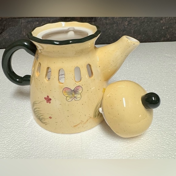 Vintage Home Interiors, Home Wildflower Breeze, Teapot Candle Cover/EXCELLENT - Picture 8 of 12